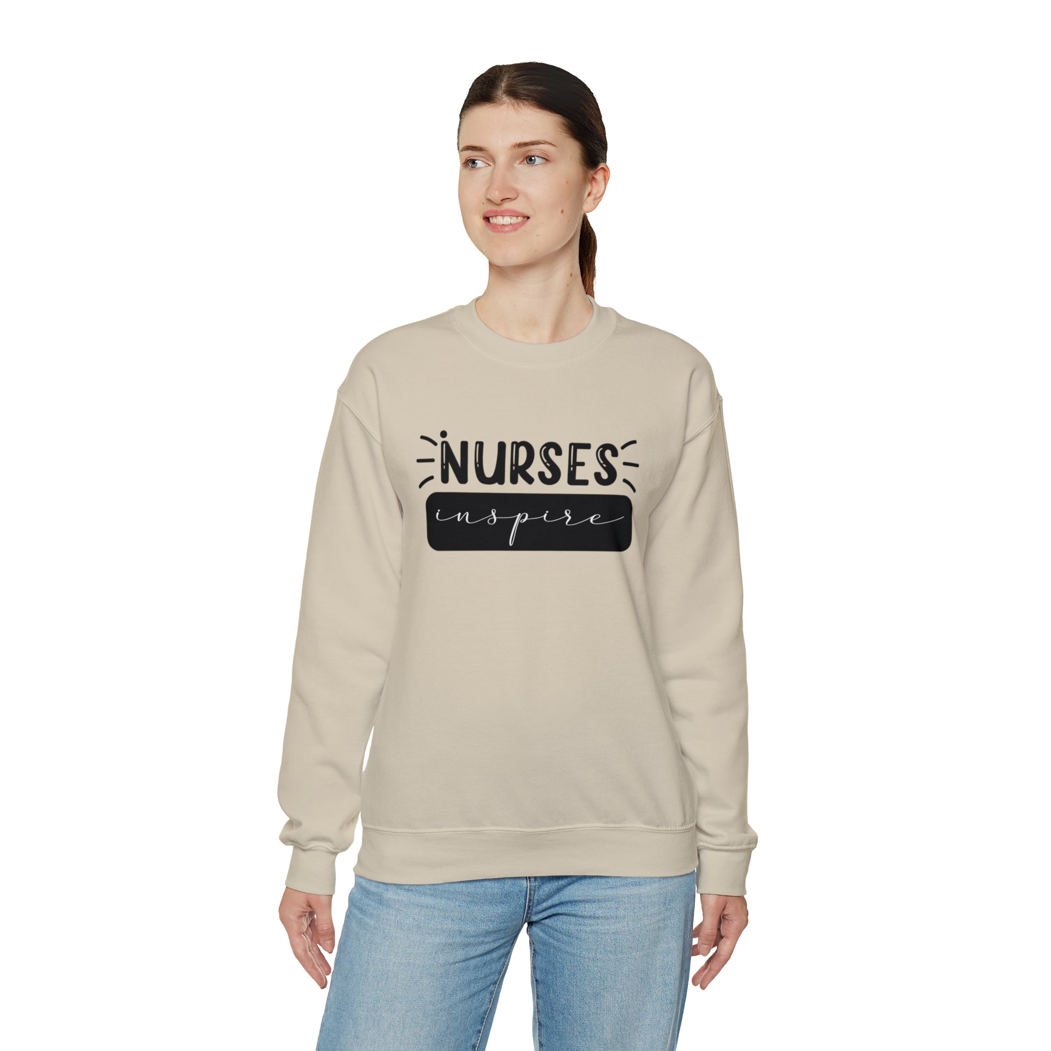 Nurses Inspire | Unisex Heavy Blend™ Crewneck Sweatshirt