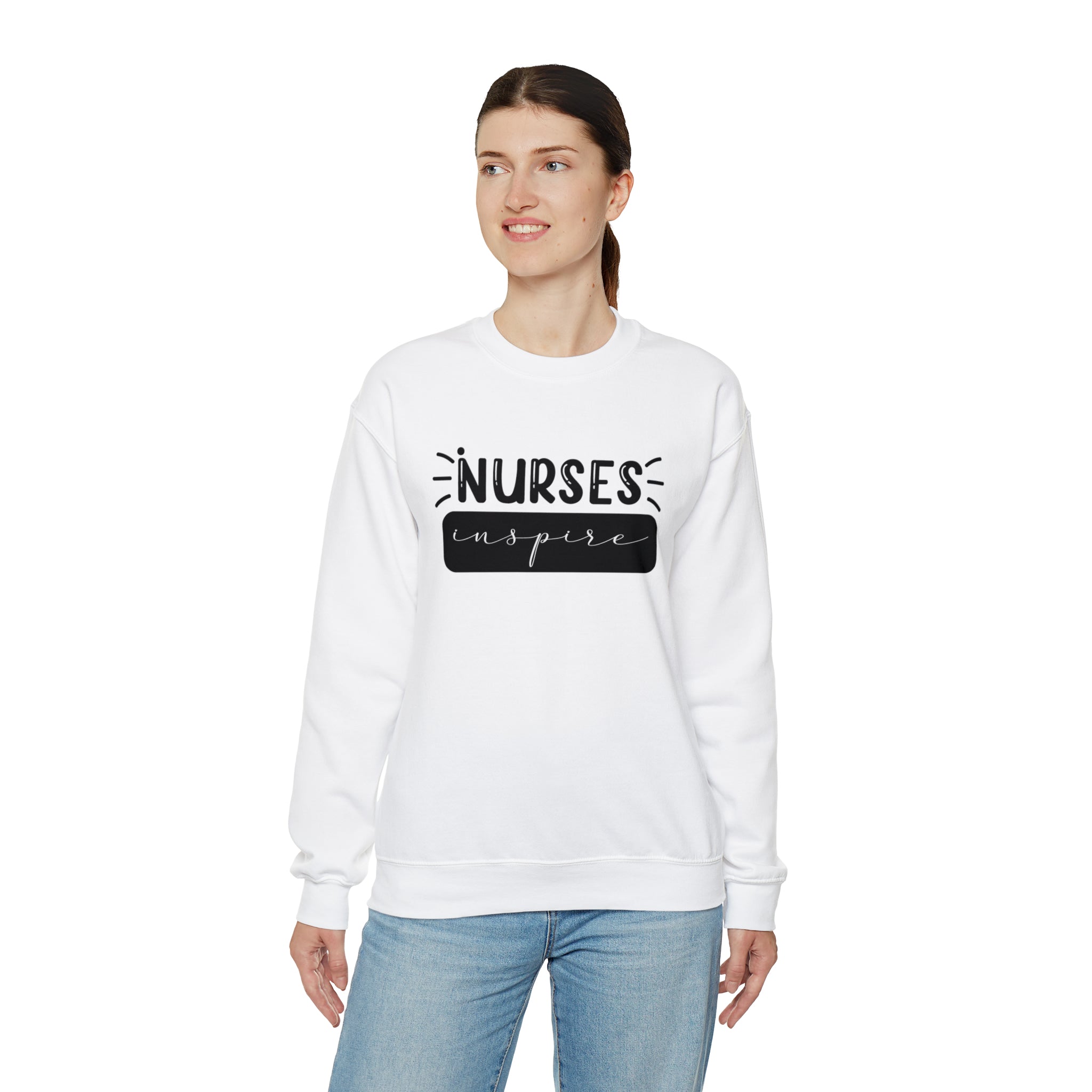 Nurses Inspire | Unisex Heavy Blend™ Crewneck Sweatshirt