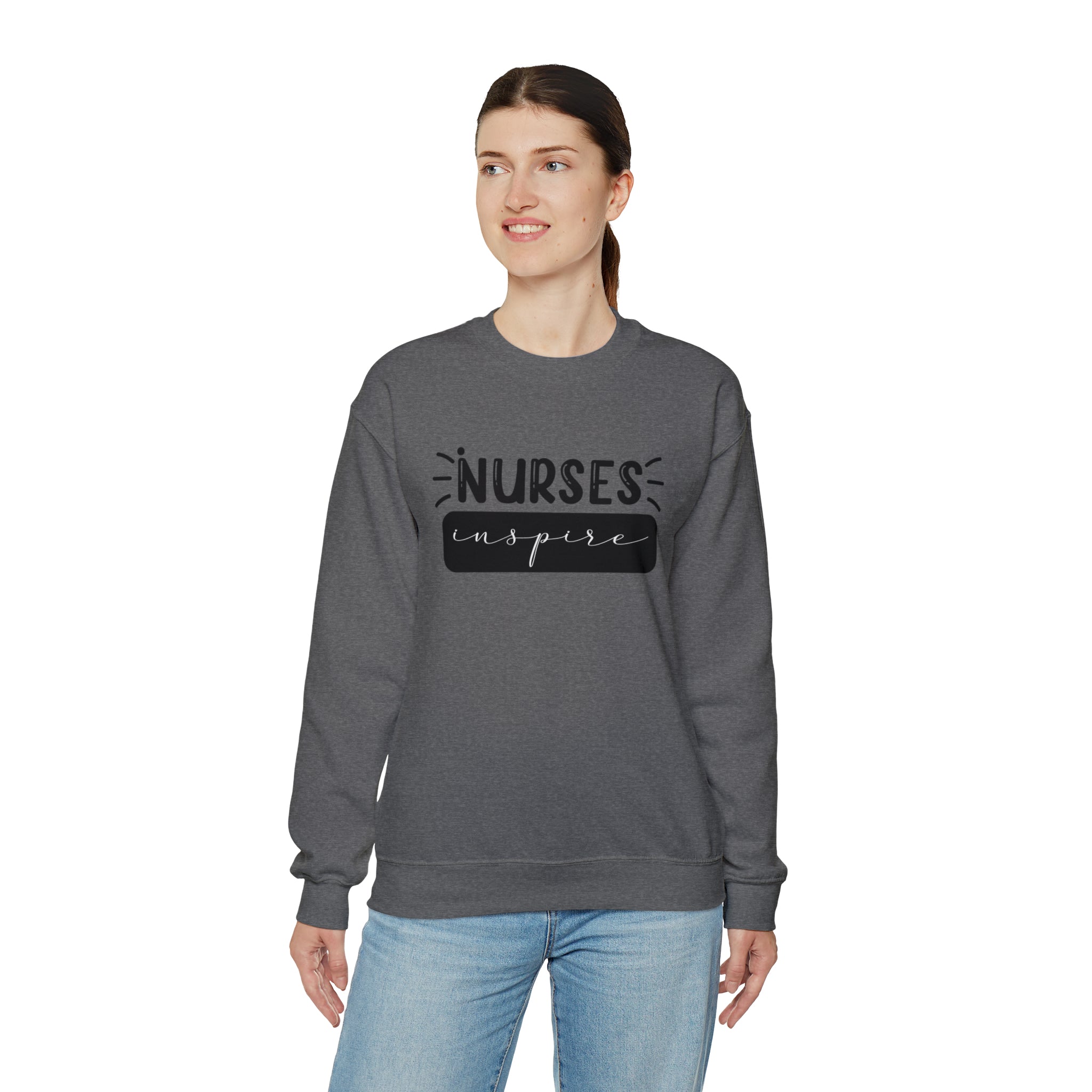 Nurses Inspire | Unisex Heavy Blend™ Crewneck Sweatshirt