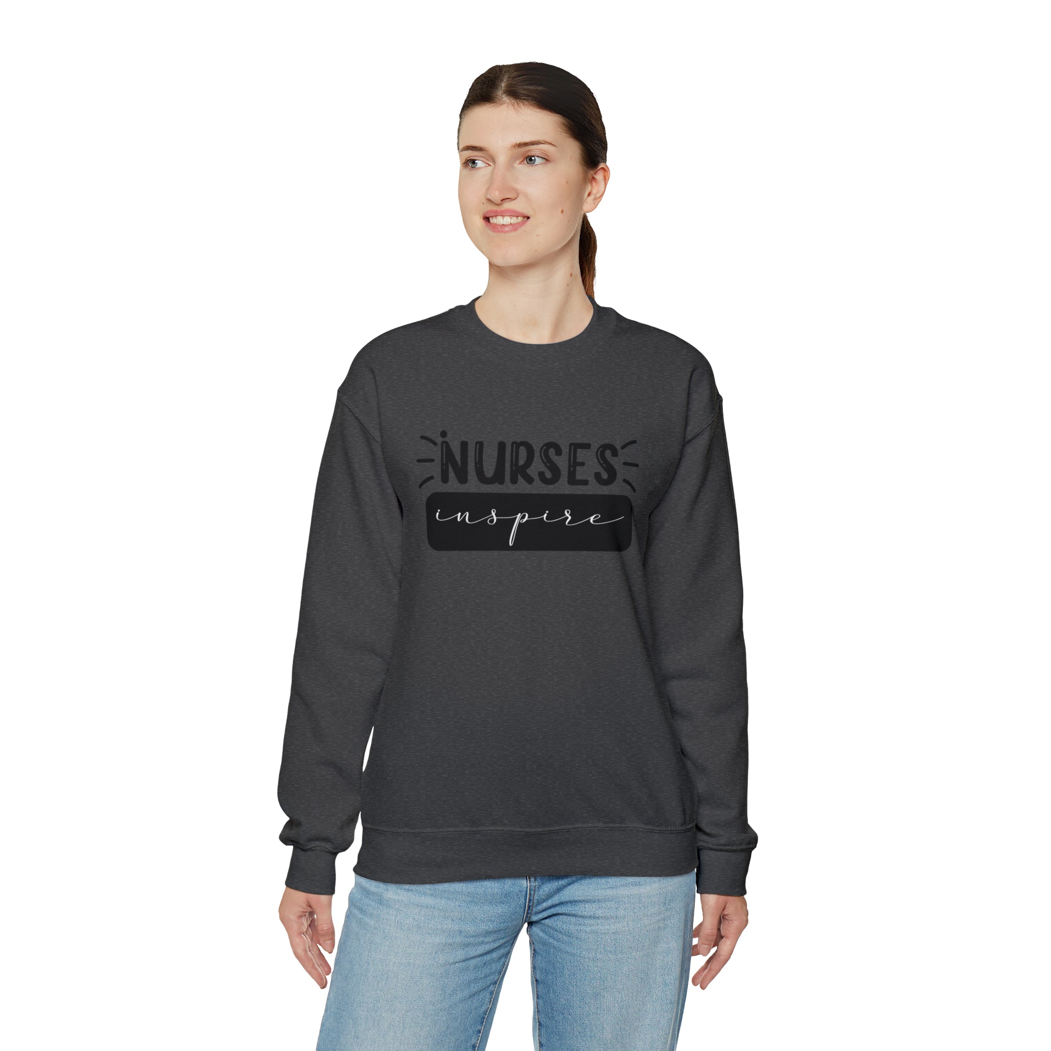 Nurses Inspire | Unisex Heavy Blend™ Crewneck Sweatshirt