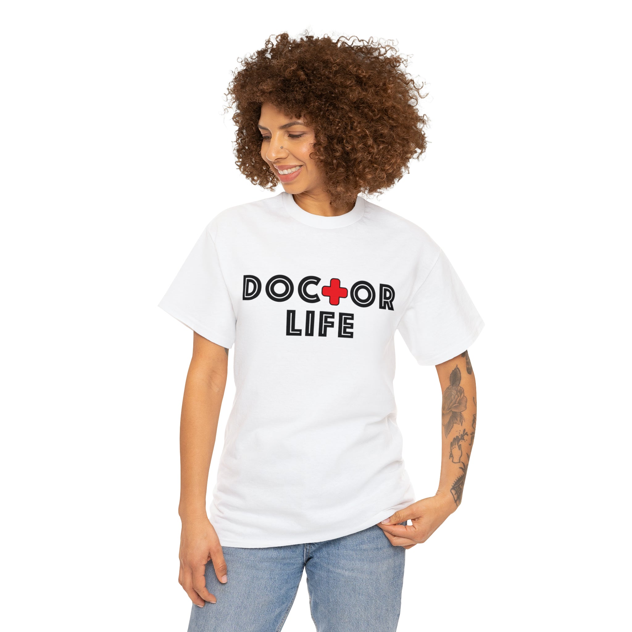 Doctor Life- Typographic Unisex Tee Shirt