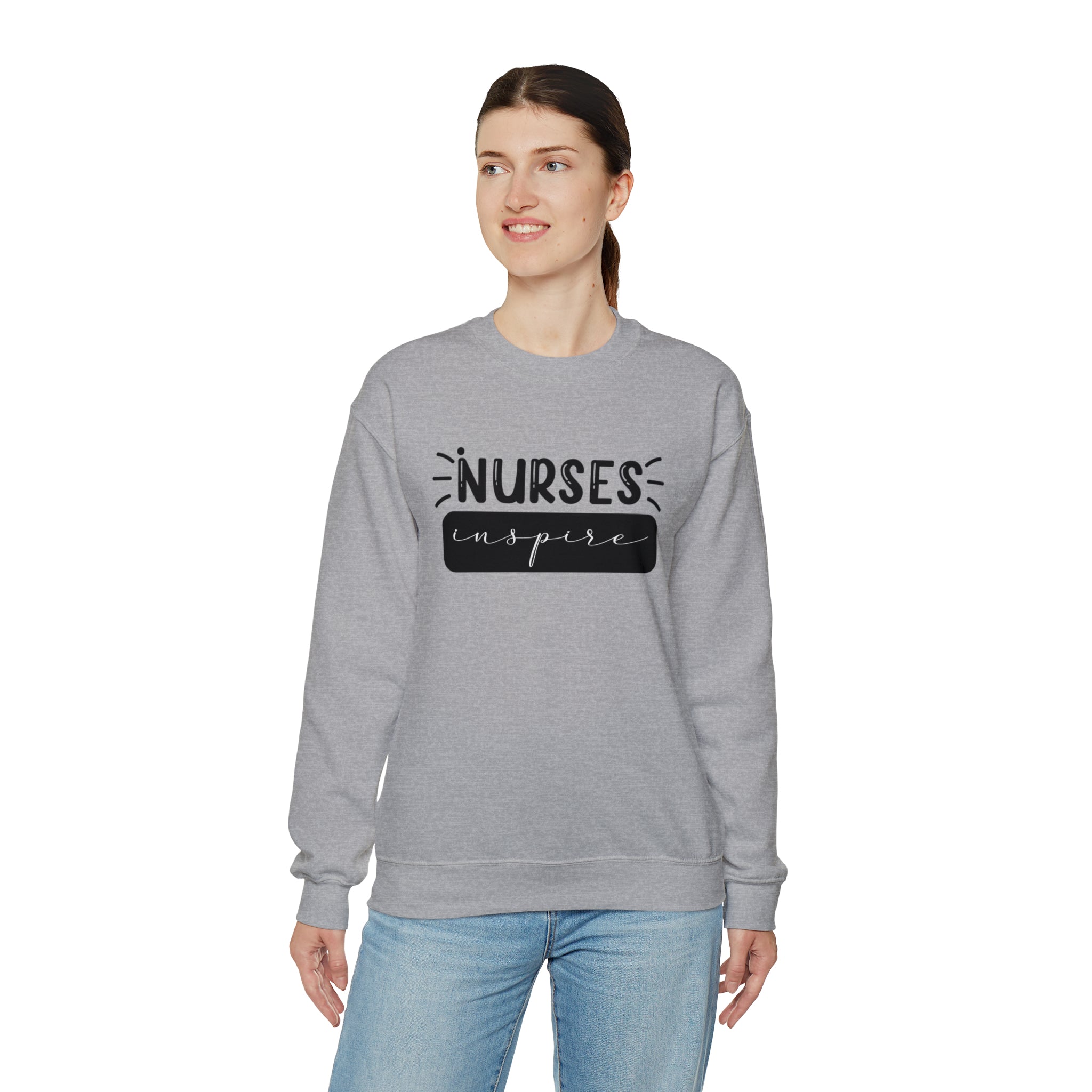 Nurses Inspire | Unisex Heavy Blend™ Crewneck Sweatshirt